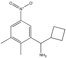 cyclobutyl(2,3-dimethyl-5-nitrophenyl)methanamine Structure