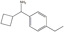cyclobutyl(4-ethylphenyl)methanamine 化学構造式