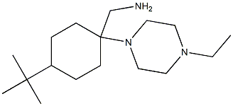 cyclohexanemethanamine, 4-(1,1-dimethylethyl)-1-(4-ethyl-1-piperazinyl)-|