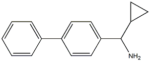 cyclopropyl(4-phenylphenyl)methanamine,,结构式