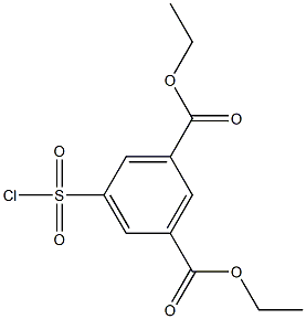 diethyl 5-(chlorosulfonyl)isophthalate Struktur