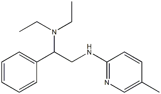 diethyl({2-[(5-methylpyridin-2-yl)amino]-1-phenylethyl})amine Struktur