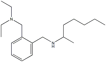 diethyl({2-[(heptan-2-ylamino)methyl]phenyl}methyl)amine 结构式
