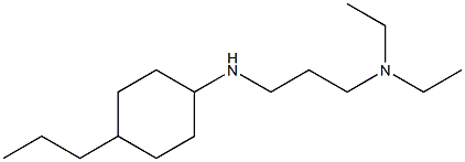 diethyl({3-[(4-propylcyclohexyl)amino]propyl})amine Struktur