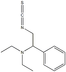 diethyl(2-isothiocyanato-1-phenylethyl)amine,,结构式