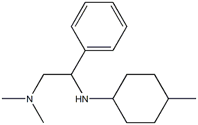 dimethyl({2-[(4-methylcyclohexyl)amino]-2-phenylethyl})amine Structure