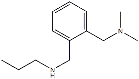 dimethyl({2-[(propylamino)methyl]phenyl}methyl)amine,,结构式