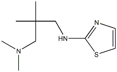 dimethyl({2-methyl-2-[(1,3-thiazol-2-ylamino)methyl]propyl})amine 结构式
