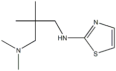 dimethyl({2-methyl-2-[(1,3-thiazol-2-ylamino)methyl]propyl})amine Structure