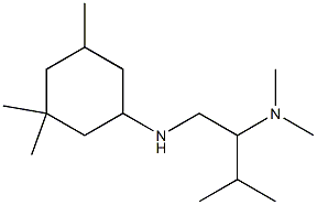 dimethyl({3-methyl-1-[(3,3,5-trimethylcyclohexyl)amino]butan-2-yl})amine 结构式