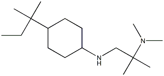 dimethyl(2-methyl-1-{[4-(2-methylbutan-2-yl)cyclohexyl]amino}propan-2-yl)amine|