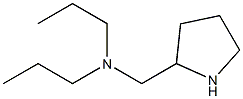 dipropyl(pyrrolidin-2-ylmethyl)amine 化学構造式