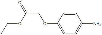 ethyl (4-aminophenoxy)acetate,,结构式