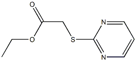 ethyl 2-(pyrimidin-2-ylsulfanyl)acetate Structure