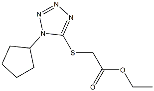 ethyl 2-[(1-cyclopentyl-1H-1,2,3,4-tetrazol-5-yl)sulfanyl]acetate