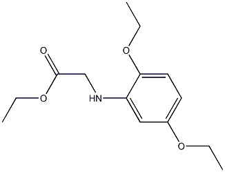 ethyl 2-[(2,5-diethoxyphenyl)amino]acetate Structure