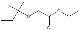 ethyl 2-[(2-methylbutan-2-yl)oxy]acetate Structure