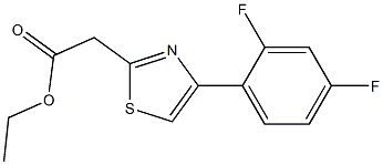  ethyl 2-[4-(2,4-difluorophenyl)-1,3-thiazol-2-yl]acetate