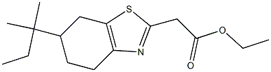 ethyl 2-[6-(2-methylbutan-2-yl)-4,5,6,7-tetrahydro-1,3-benzothiazol-2-yl]acetate