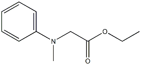 ethyl 2-[methyl(phenyl)amino]acetate Structure