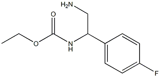 ethyl 2-amino-1-(4-fluorophenyl)ethylcarbamate Structure