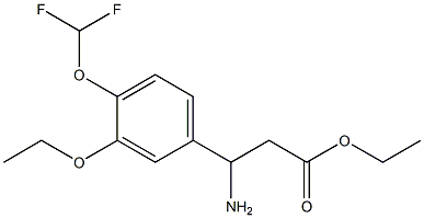  ethyl 3-amino-3-[4-(difluoromethoxy)-3-ethoxyphenyl]propanoate