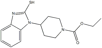 ethyl 4-(2-sulfanyl-1H-1,3-benzodiazol-1-yl)piperidine-1-carboxylate Structure