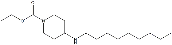 ethyl 4-(nonylamino)piperidine-1-carboxylate 化学構造式