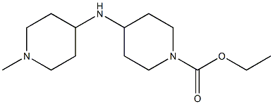 ethyl 4-[(1-methylpiperidin-4-yl)amino]piperidine-1-carboxylate