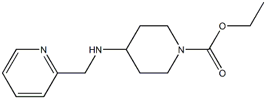 ethyl 4-[(pyridin-2-ylmethyl)amino]piperidine-1-carboxylate,,结构式