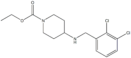 ethyl 4-{[(2,3-dichlorophenyl)methyl]amino}piperidine-1-carboxylate Struktur