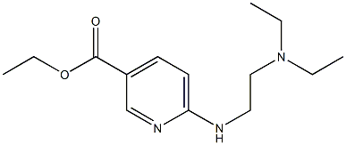 ethyl 6-{[2-(diethylamino)ethyl]amino}pyridine-3-carboxylate Structure