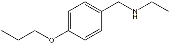 ethyl[(4-propoxyphenyl)methyl]amine 结构式