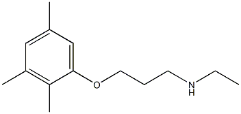 ethyl[3-(2,3,5-trimethylphenoxy)propyl]amine 化学構造式