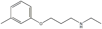 ethyl[3-(3-methylphenoxy)propyl]amine Structure