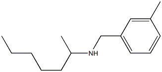  heptan-2-yl[(3-methylphenyl)methyl]amine