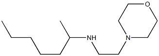 heptan-2-yl[2-(morpholin-4-yl)ethyl]amine,,结构式