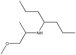 heptan-4-yl(1-methoxypropan-2-yl)amine 结构式