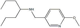 heptan-4-yl[(6-methoxypyridin-3-yl)methyl]amine Structure