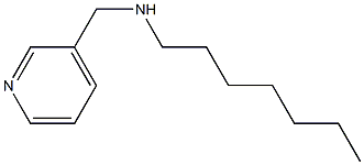 heptyl(pyridin-3-ylmethyl)amine 结构式