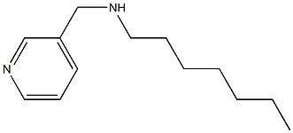 heptyl(pyridin-3-ylmethyl)amine,,结构式