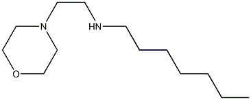 heptyl[2-(morpholin-4-yl)ethyl]amine 化学構造式