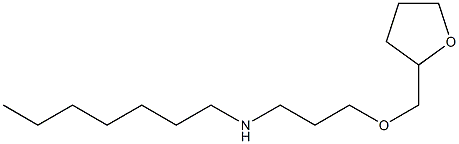 heptyl[3-(oxolan-2-ylmethoxy)propyl]amine 化学構造式