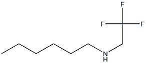 hexyl(2,2,2-trifluoroethyl)amine Structure
