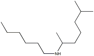hexyl(6-methylheptan-2-yl)amine,,结构式