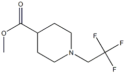 methyl 1-(2,2,2-trifluoroethyl)piperidine-4-carboxylate Structure