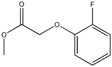 methyl 2-(2-fluorophenoxy)acetate Struktur