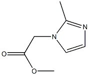 methyl 2-(2-methyl-1H-imidazol-1-yl)acetate Struktur