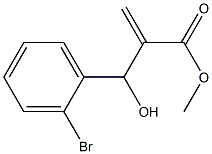 methyl 2-[(2-bromophenyl)(hydroxy)methyl]prop-2-enoate Structure