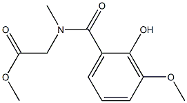 methyl 2-[(2-hydroxy-3-methoxyphenyl)-N-methylformamido]acetate|